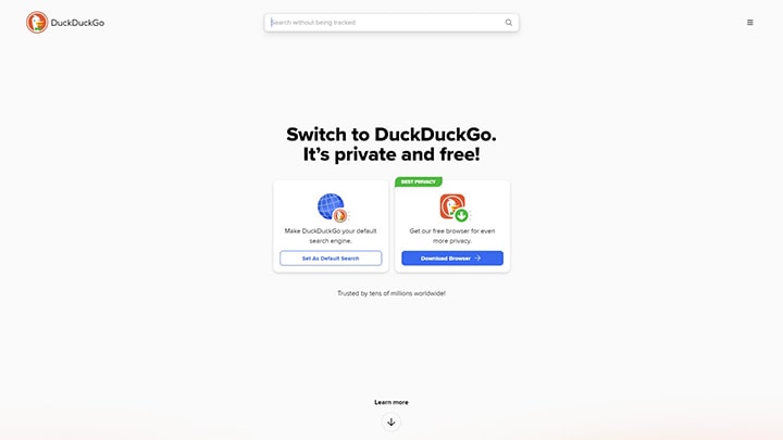 داک داک گو (DuckDuckGo)، انتخاب اول حریم خصوصی دوستان