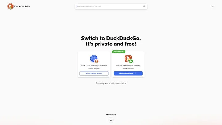 داک داک گو (DuckDuckGo)، انتخاب اول حریم خصوصی دوستان