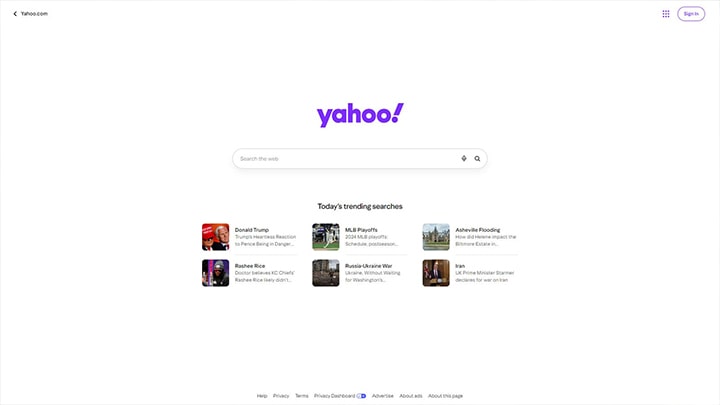 یاهو (Yahoo)، بازیگر قدیمی و خوشنام