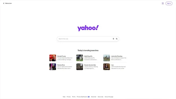 یاهو (Yahoo)، بازیگر قدیمی و خوشنام