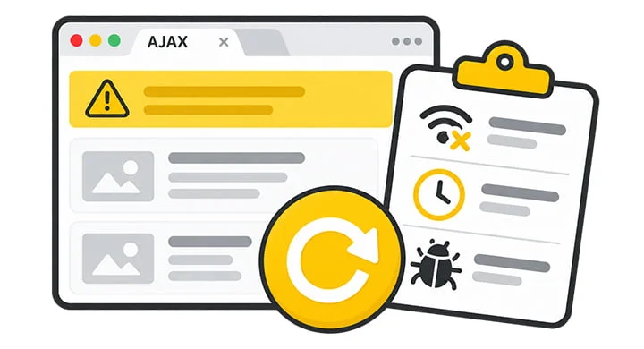 اشتباهات رایج هنگام افزودن AJAX به سایت