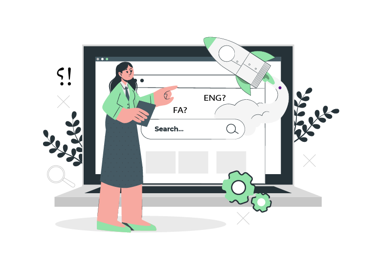 پیشنهاد کلیک اول انتخاب زبان آدرس سایت