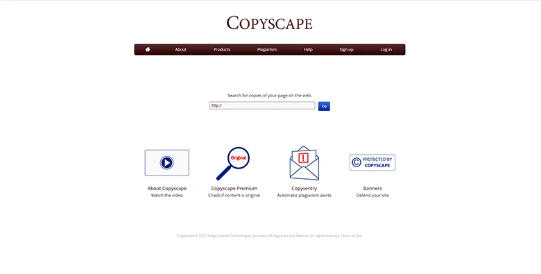 بررسی یک محتوای دریافتی با استفاده از سایت Copyscape