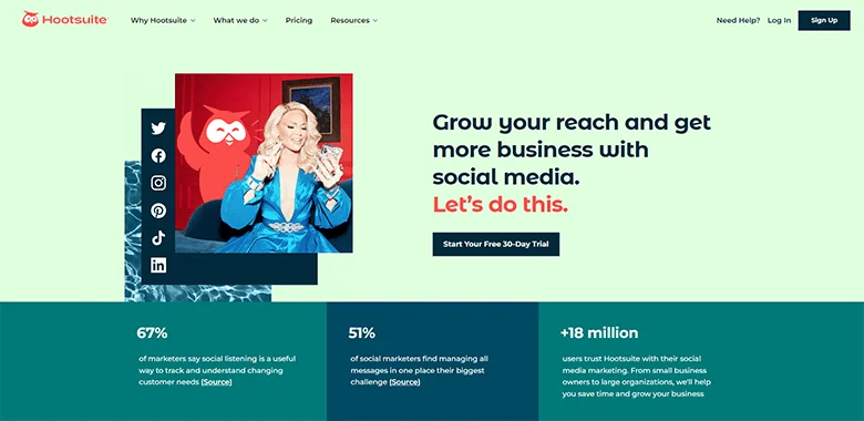 ابزار HOOTSUITE