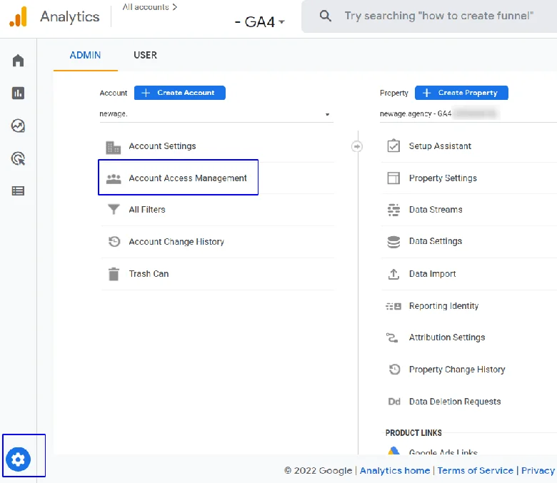 Account access management