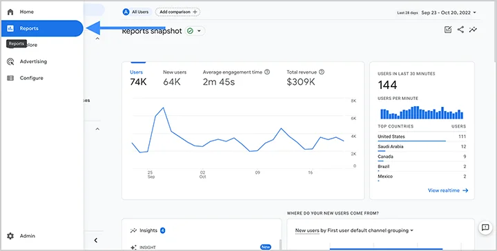 بررسی کامل تر بخش Reports
