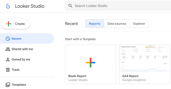 ابزار Google Data Studio