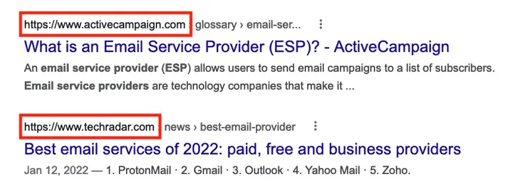 email service provider