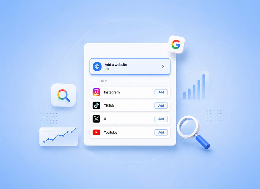 اتصال شبکه های اجتماعی به سرچ کنسول؛ آموزش Platform Properties